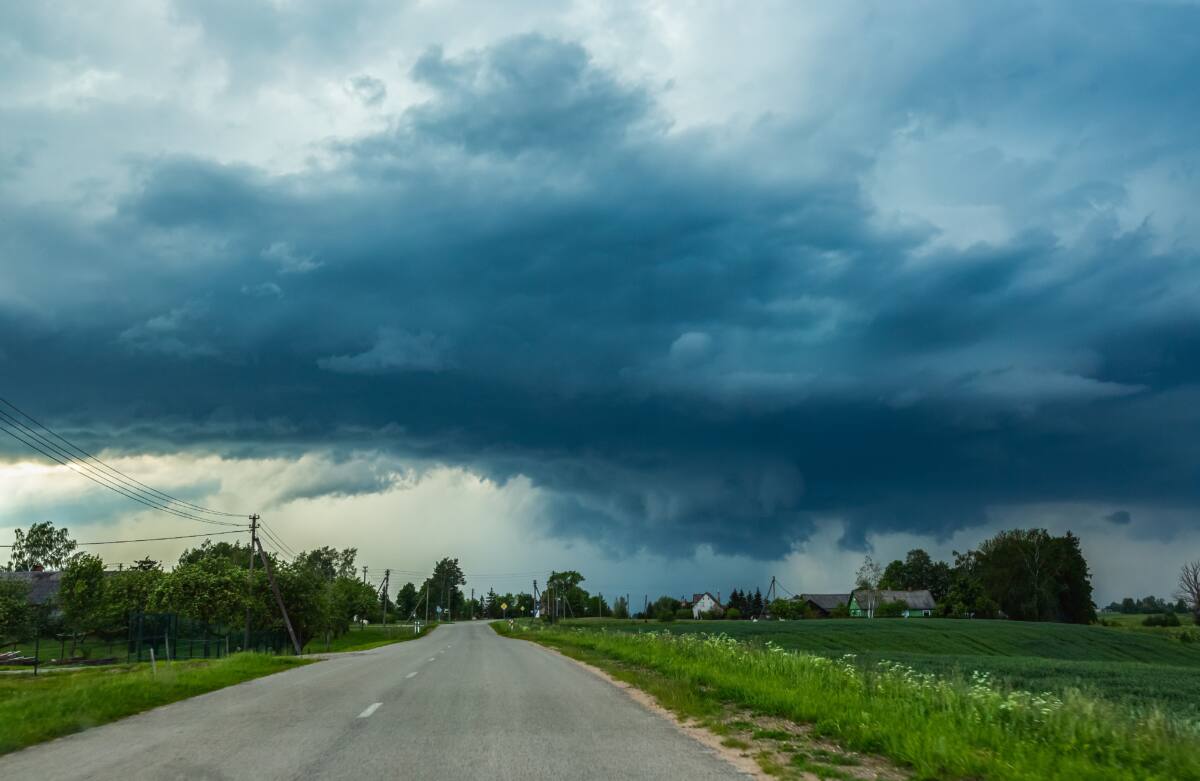 bewolkt, wolken, neerslag, storm