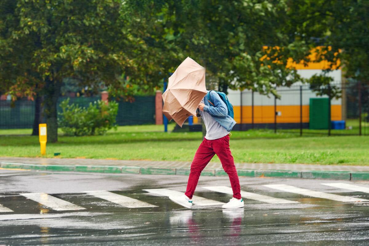 regen en wind